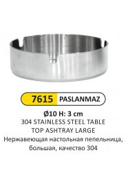 7615 PASLANMAZ ÇELİK KÜLLÜK H:10CM