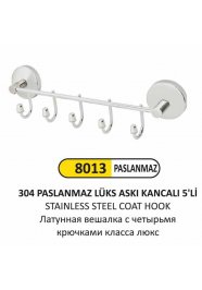 8013 PASLANMAZ ASKILIK 5’Lİ (304 KALİTE)