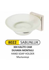 8022 LÜKS SABUNLUK (304 KALİTE)