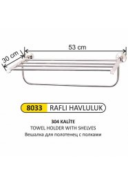 8033 PASLANMAZ RAF HAVLULUK (304 KALİTE)