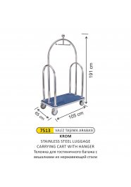 7513 KROM VALİZ TAŞIMA ARABASI