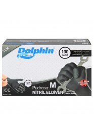 DOLPHİN PUDRASIZ NİTRİL (SİYAH) ELDİVEN