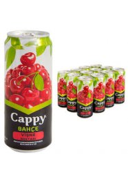 Cappy Meyve Suyu Vişne Teneke Kutu 330 ml 12'li Paket