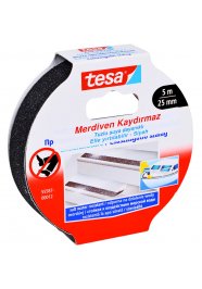 Tesa 55587 Merdiven Kaydırmaz Bant Siyah 25 mm x 5 m