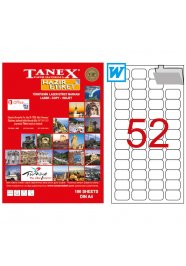 Tanex Tw-2052 Beyaz Etiket 46.4 mm x 21.1 mm