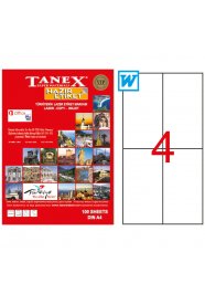 Tanex Tw-2204 Beyaz Sevkiyat ve Lojistik Etiketi 105 mm x 148.5 mm