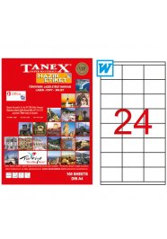 Tanex Tw-2324 Beyaz Adresleme ve Postalama Etiketi 70 mm x 35 mm