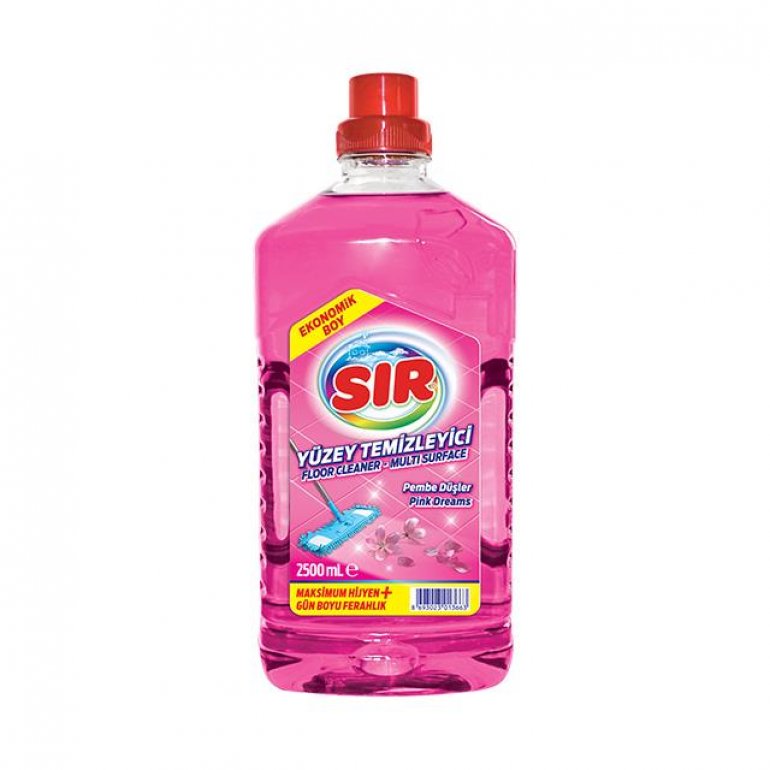 SIR YÜZEY TEMİZLEYİCİ PEMBE DÜŞLER 2.5 LT