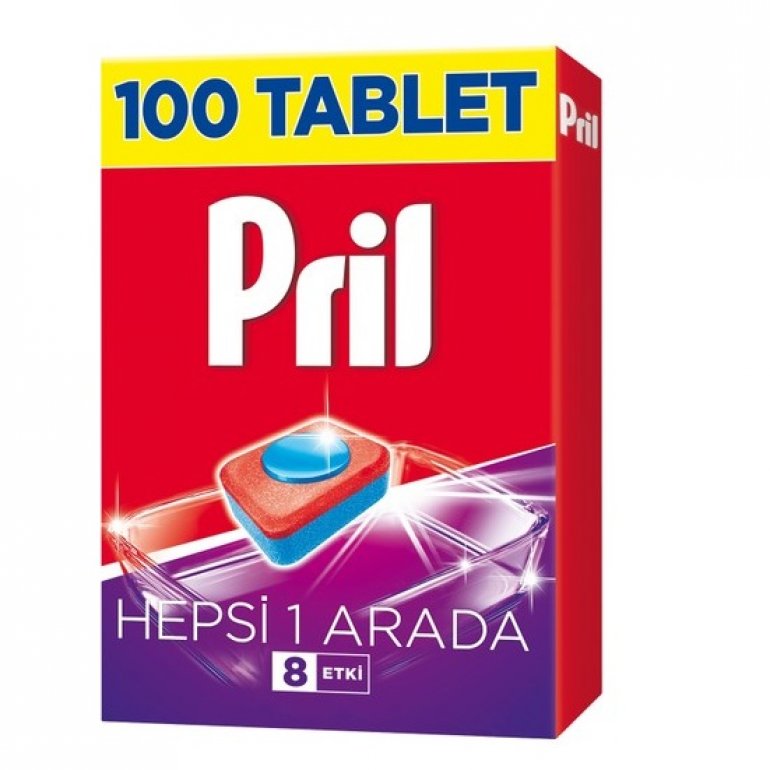 PRİL BULAŞIK MAK.TABLETİ 100 LÜ