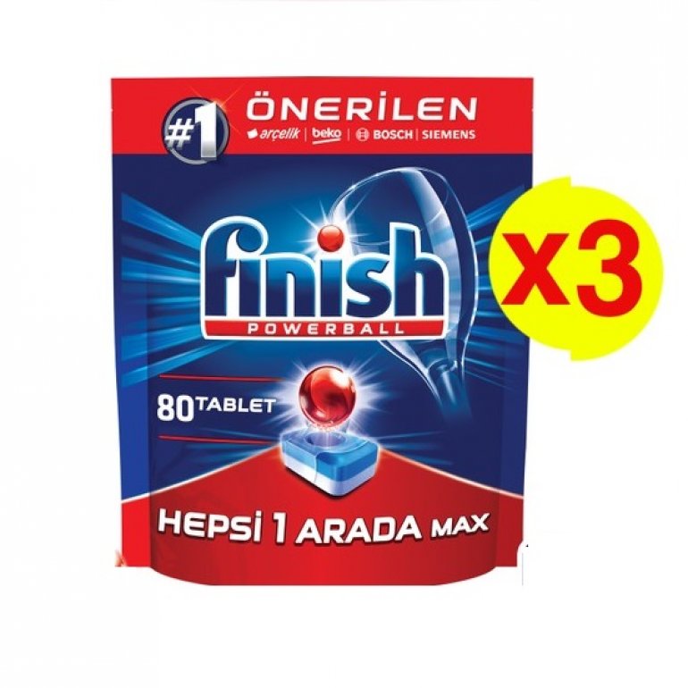 FİNİSH BULAŞIK MAK.TABLETİ 80 Lİ