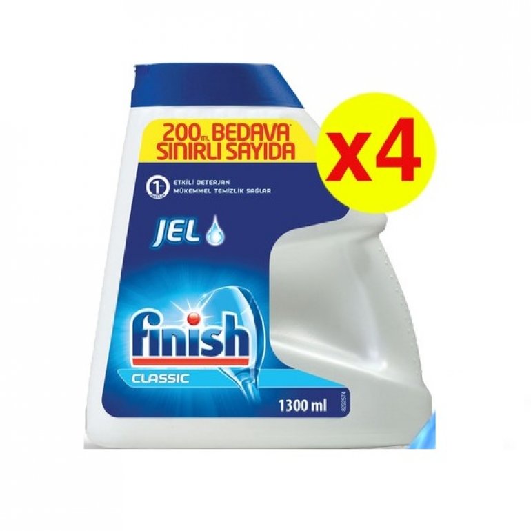 FİNİSH BULAŞIK DETERJANI JEL 1300 ml