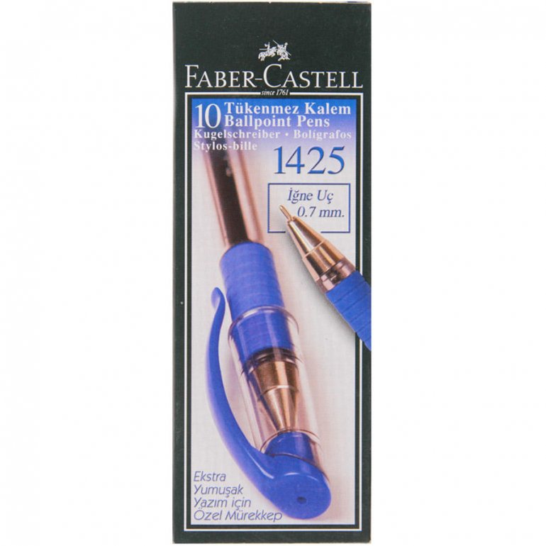 FABER CASTELL 1425 TÜKENMEZ KALEM 0.7 MM İĞNE UÇLU