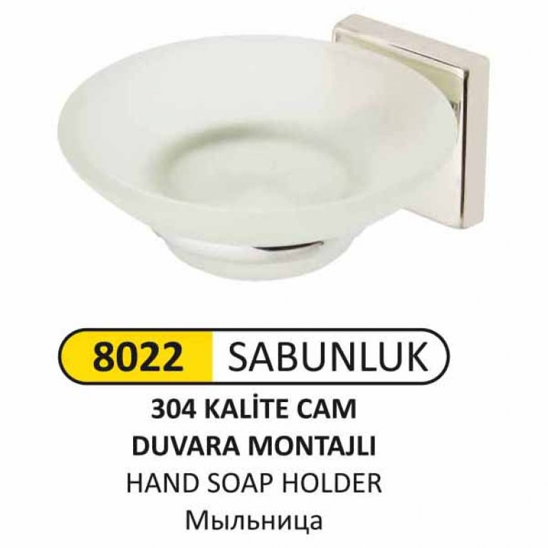 8022 LÜKS SABUNLUK (304 KALİTE)