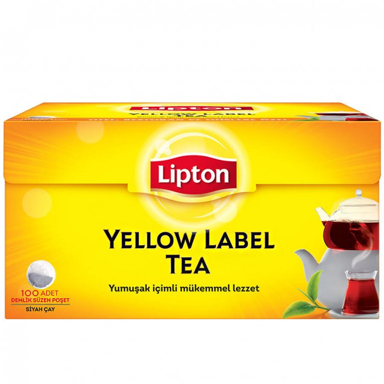 LİPTON YELLOW LABEL DEMLİK POŞET 100 LÜ