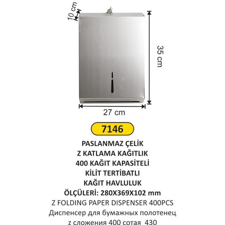 7146 400LÜ Z KATLAMA DİSPENSERİ