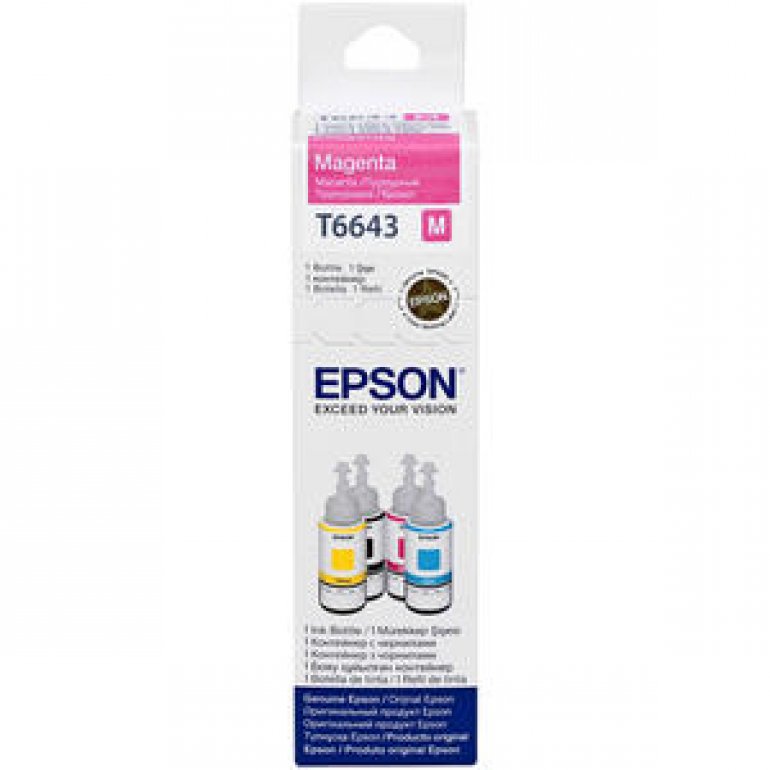 Epson T6643 Kırmızı (Magenta) Kartuş