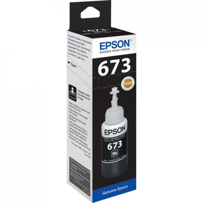 Epson T6731 L800 70ml Siyah Mürekkep Kartuş