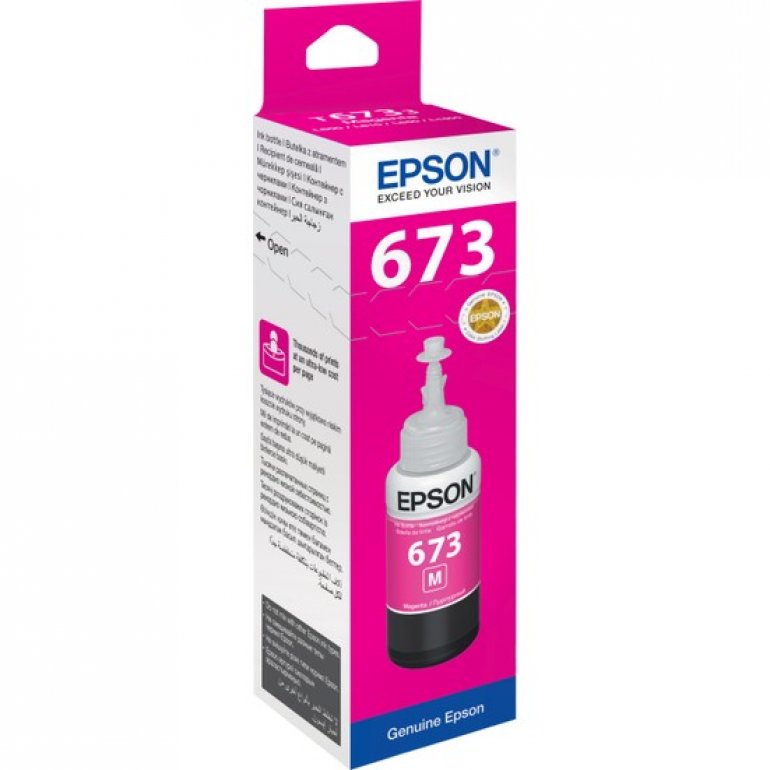 Epson T6733 L800 70ml Kırmızı Mürekkep Kartuş