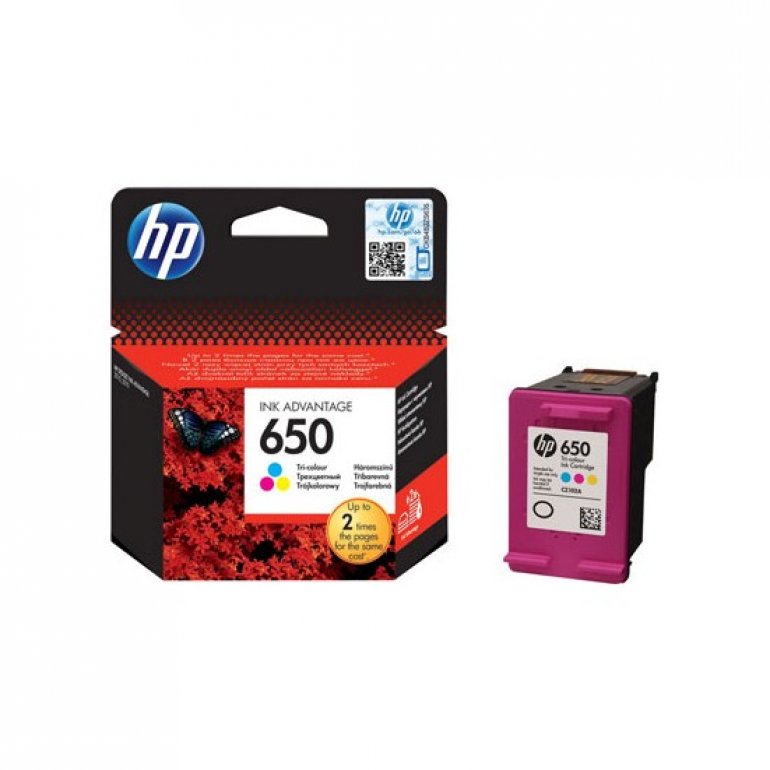 Hp 650-Cz102Ae Renkli Orijinal Kartuş