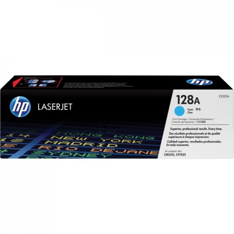 Hp 128A CE321A  Mavi Orjinal Toner