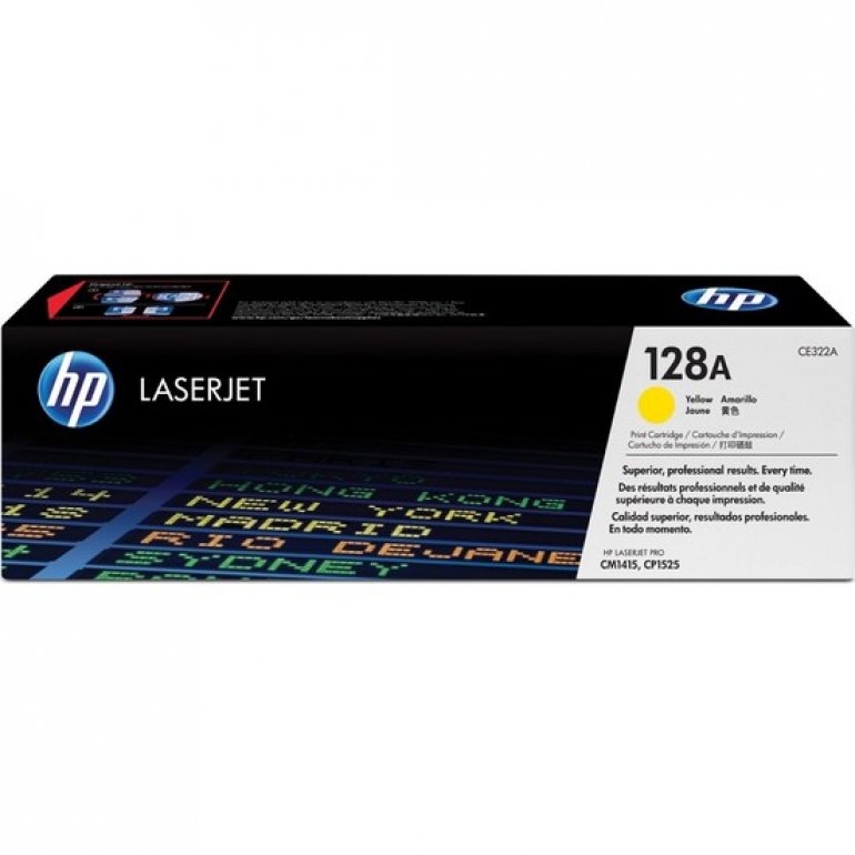 Hp 128A  CE322A Sarı Orjinal Toner