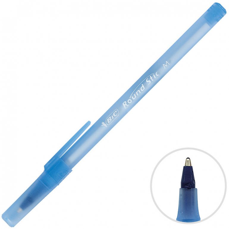 Bic Round Stick Tükenmez Kalem 1 mm Mavi 60'lı Paket