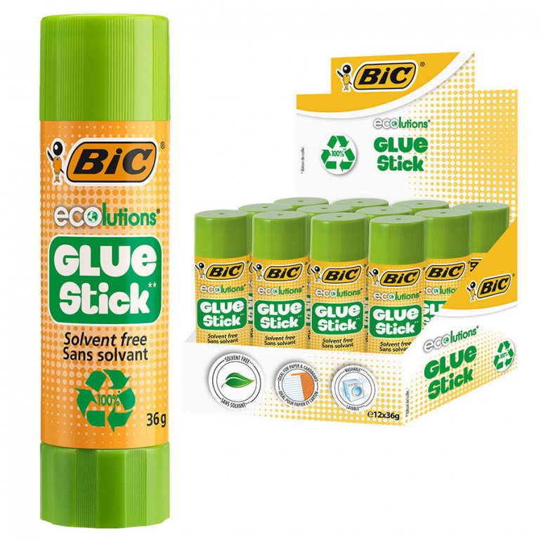 Bic Eco 9192541 Glue Stick Yapıştırıcı 36 gr 12'li Paket