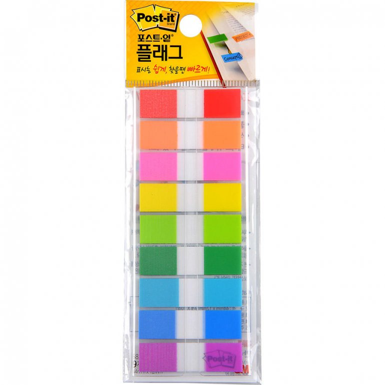 Post-it 6839KN Yapışkanlı Not Kağıdı İndex 9 Renk 10 Yaprak