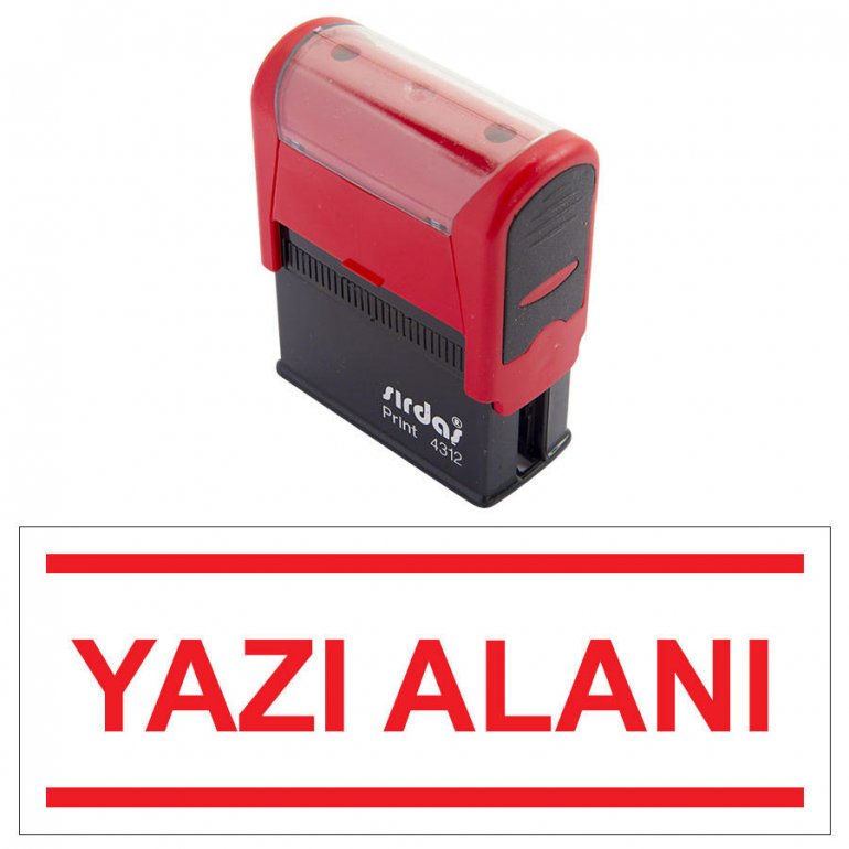 Kaşe 1 Satır 58 x 22 mm