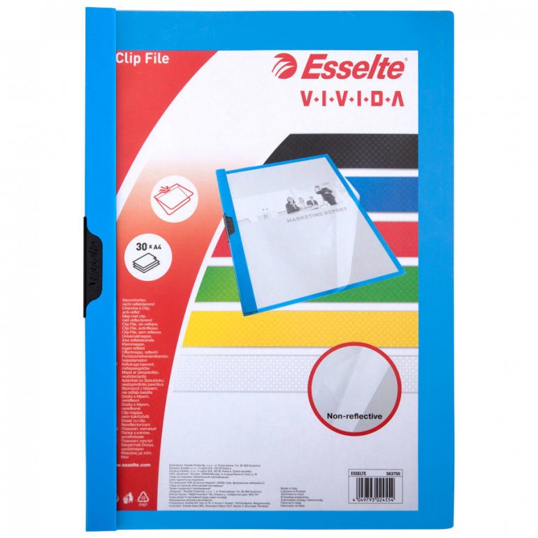 Esselte 5637 A4 Vivida Sıkıştırmalı Dosya Mavi